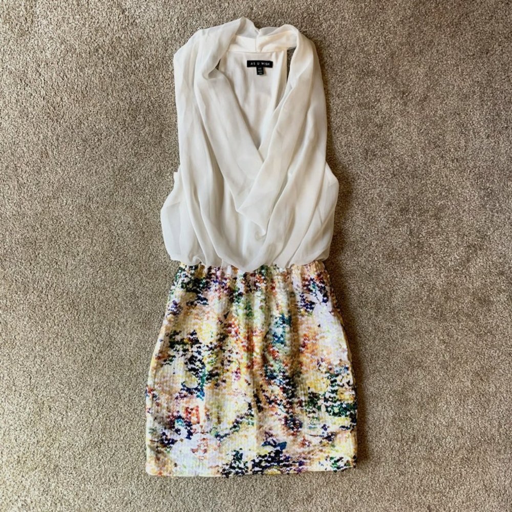 As U Wish Sequin Dress